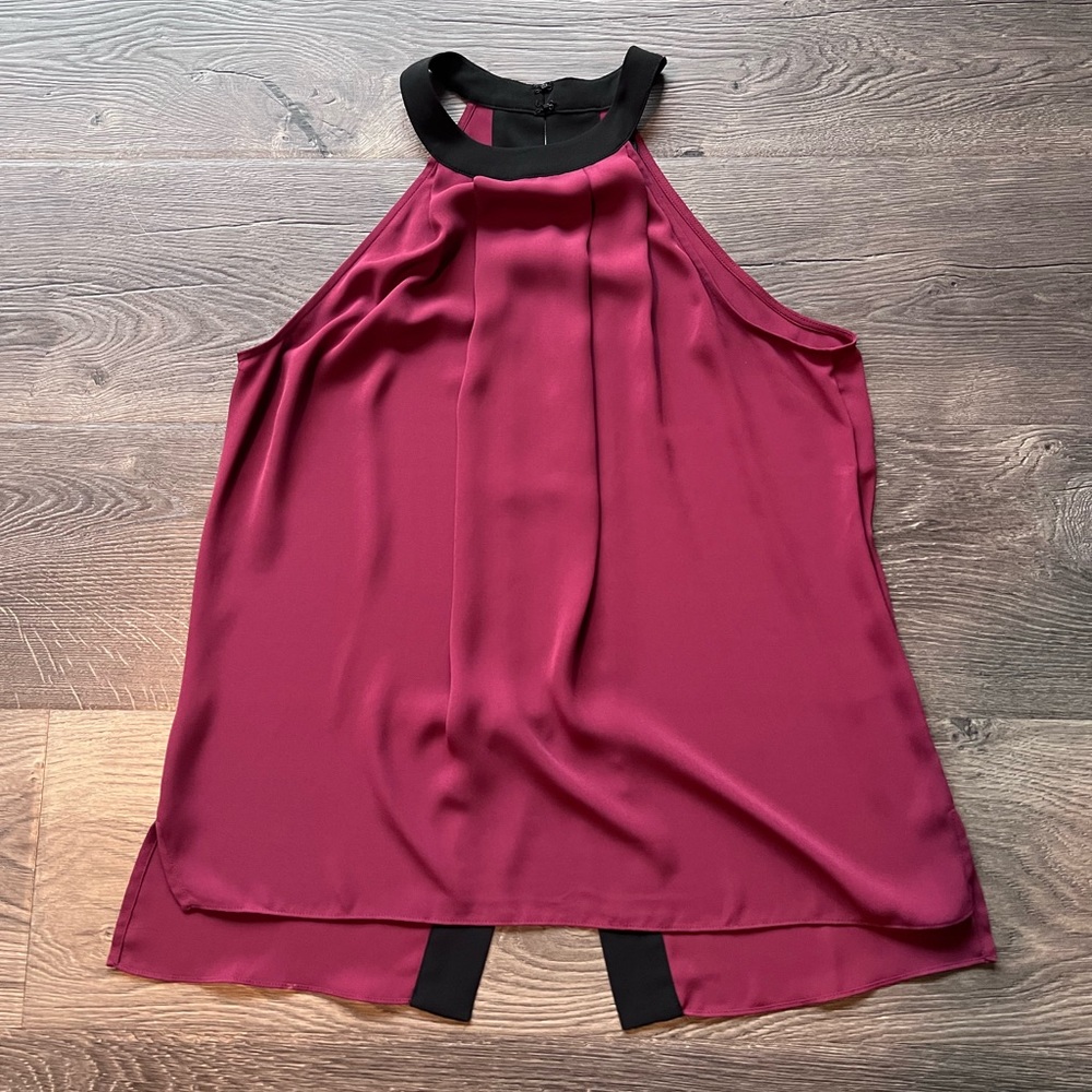 Trouve Nordstrom Maroon halter top S Small